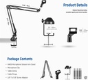 NEEWER Microphone Arm Stand, Suspension Boom Scissor Mic Arm Stand 21000030