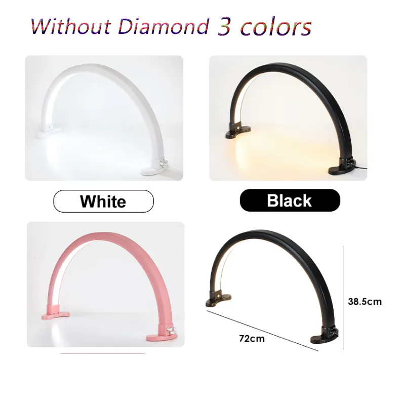 48W Professional Desktop Arch Ring Led Light Hlaf moon