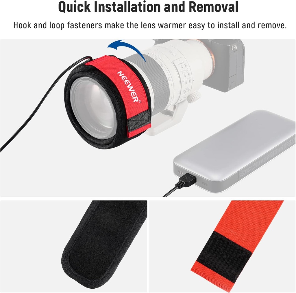 NEEWER 600MM LENS USB HEATER WARMER DEW 33000033