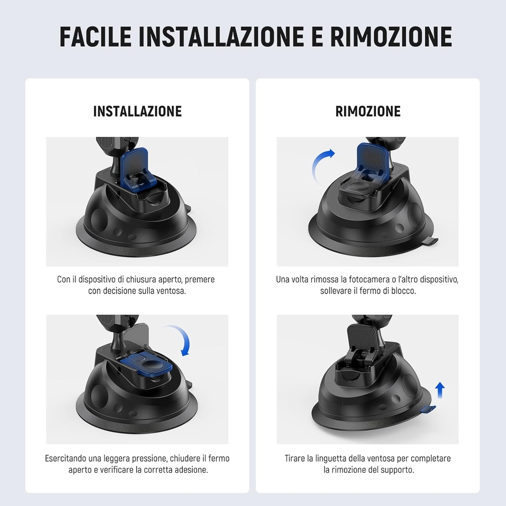 Neewer Suction Cup Mount for Mobile And Action Camera with Magic Arm 33000077