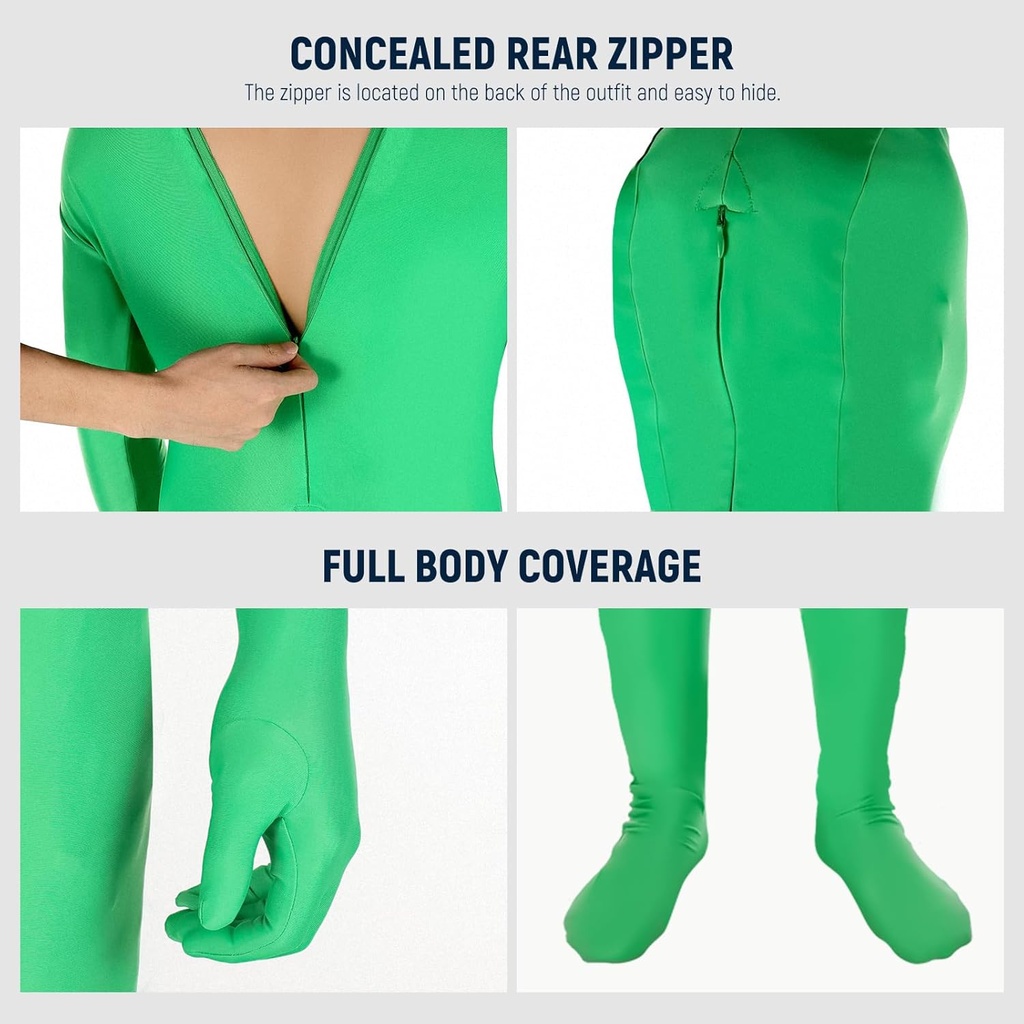 NEEWER Green Chromakey Bodysuit, Unisex for Men Women Adult (XL) 10102708