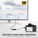 NEEWER 4K/60Hz Micro HDMI to HDMI Adapter Cable 33000051