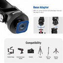 NEEWER Metal Cell Phone Tripod Mount Adapter with 4 Cold Shoes 10101666