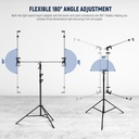 Neewer Triple Reflector Holder for Photography Stand, 108cm 10103284