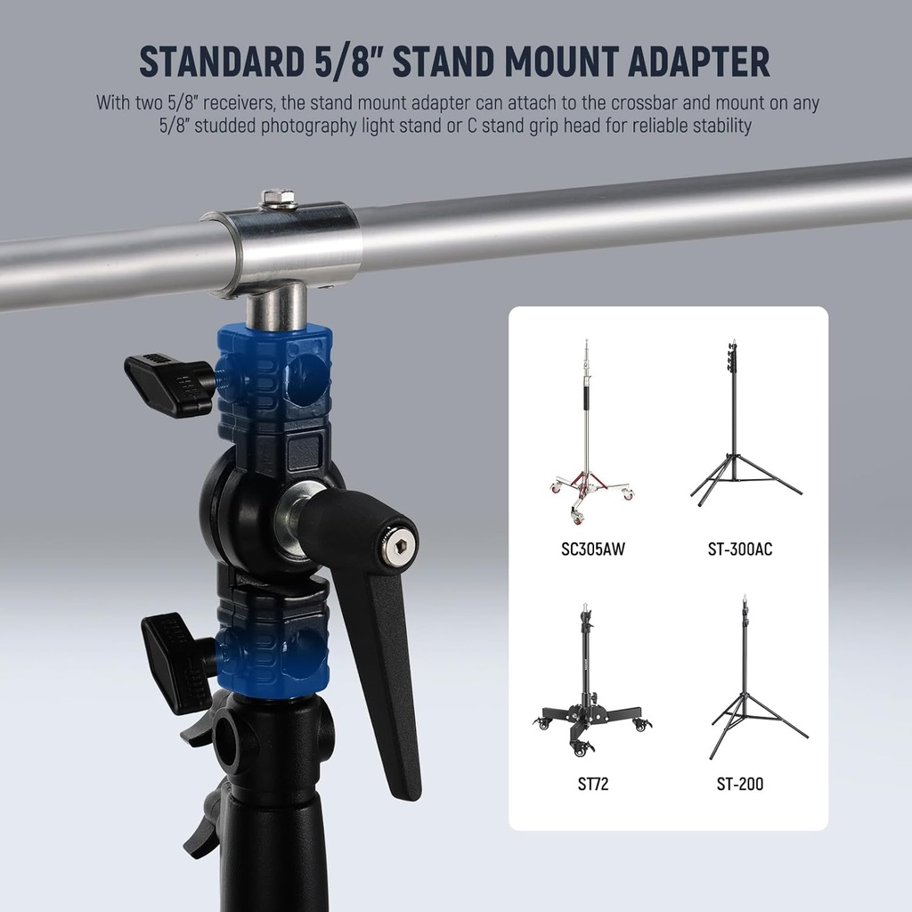 Neewer Triple Reflector Holder for Photography Stand, 108cm 10103284