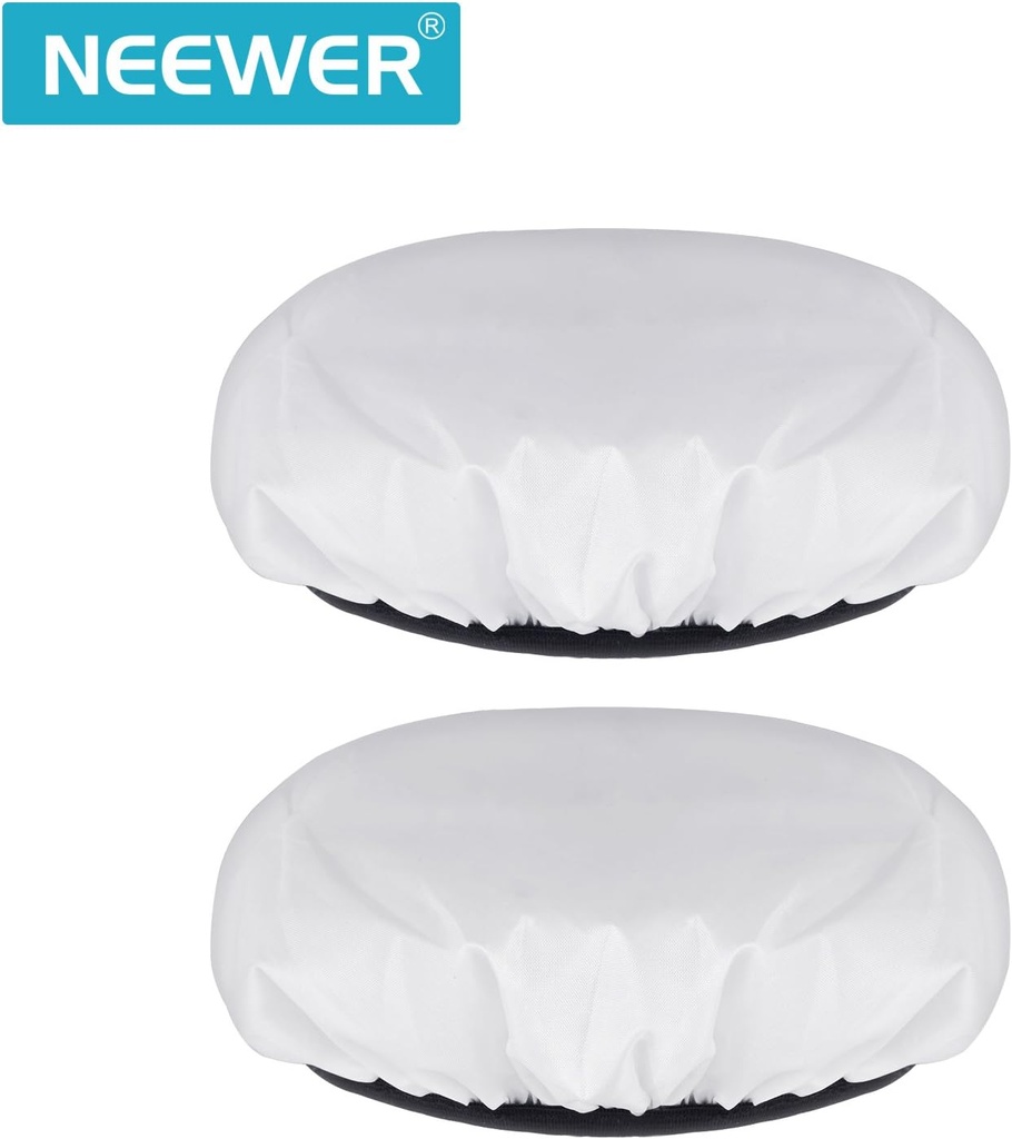 Neewer 2-Pack 7 inches/180mm Soft White Diffuser Sock 10092980