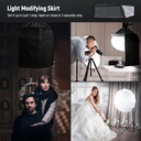 NEEWER 50CM QUICK RELEASE LANTERN SOFTBOX WITH FABRIC BARN DOORS 10101379