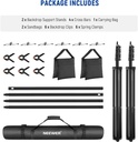 NEEWER 2.6x3m Adjustable Backdrop Chroma Stand Kit, Photography Background Support System  10099680