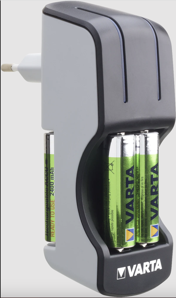 Varta AA 4 Rechargeable Battery 2600mAh with Charger (MADE IN GERMANY)