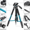 NEEWER ALUMINUM ALLOY CAMERA TRIPOD MONOPOD WITH PAN HEAD(BLUE) 10090794