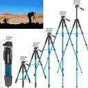 NEEWER ALUMINUM ALLOY CAMERA TRIPOD MONOPOD WITH PAN HEAD(BLUE) 10090794