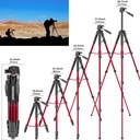 NEEWER ALUMINUM ALLOY CAMERA TRIPOD MONOPOD WITH PAN HEAD(RED) 10090793