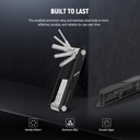 NEEWER 10-IN-1 FOLDING TOOL SET WITH SCREWDRIVERS AND HEX KEY WRENCHES(BLACK) 10103286