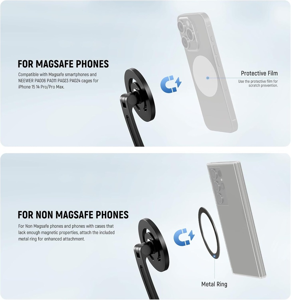 NEEWER Magnetic Neck Holder for Action Camera & Phone 10104245