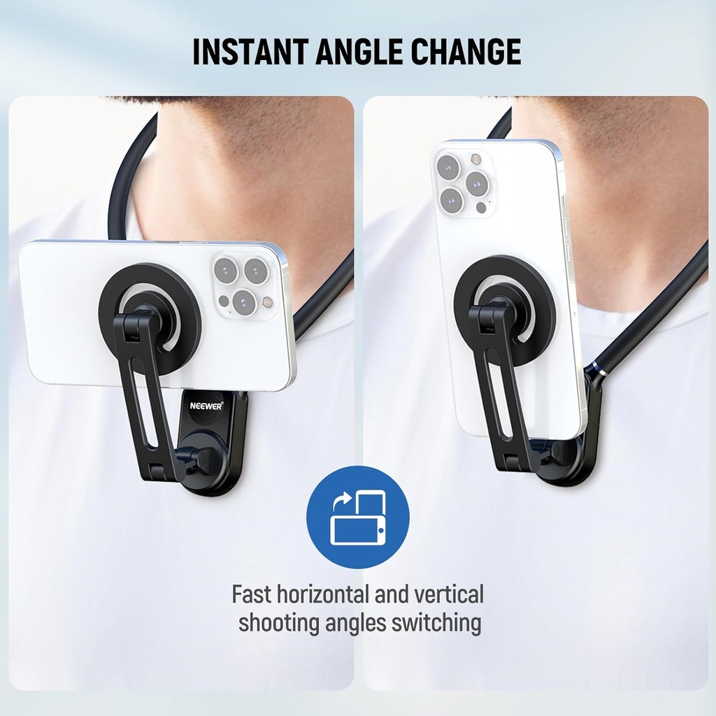 NEEWER Magnetic Neck Holder for Action Camera & Phone 10104245