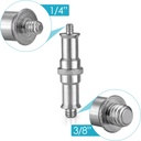 Neewer 1/4"-20 Male to 3/8"-16 Male Studs (2-Pack) 10100342