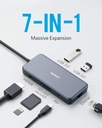 Anker USB C Hub Adapter, PowerExpand+ 7-in-1 USB C Hub