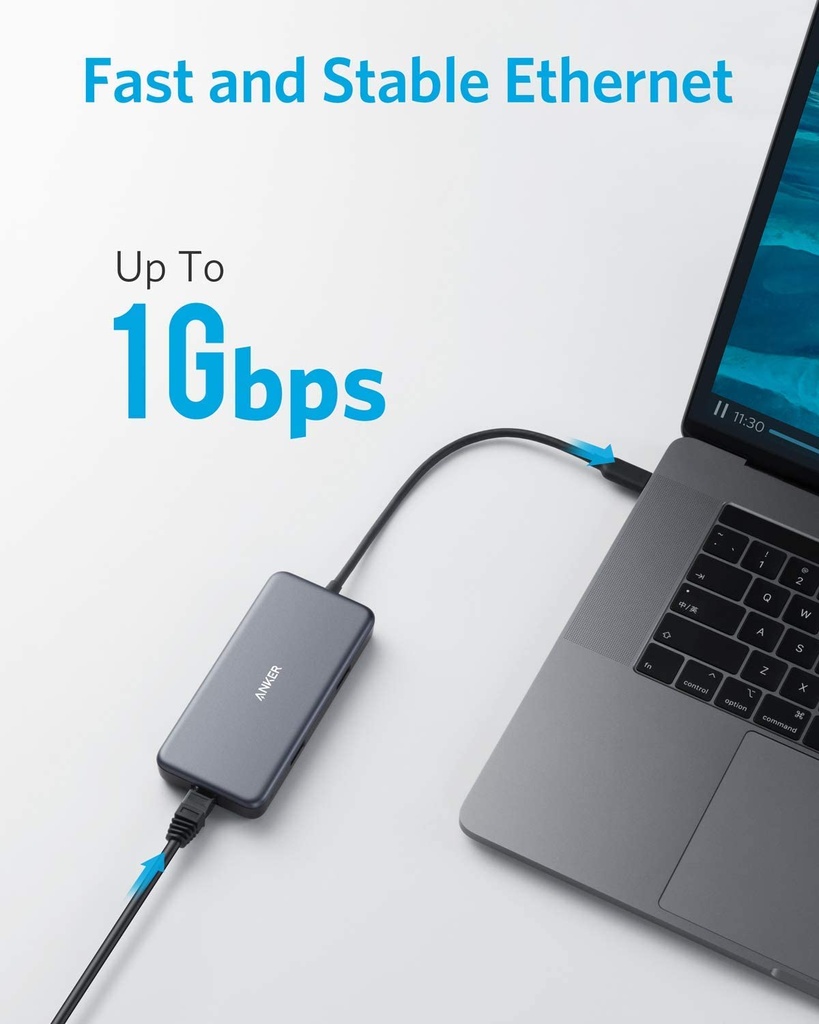 Anker USB C Hub Adapter, PowerExpand+ 7-in-1 USB C Hub