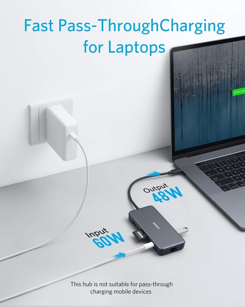 Anker USB C Hub Adapter, PowerExpand+ 7-in-1 USB C Hub