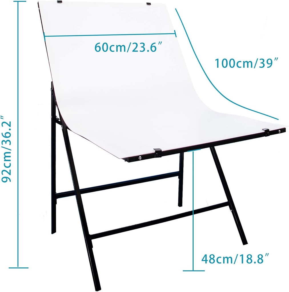 Specialty Photography Photo Studio Folding Chair 60x100cm Shooting Table for Still Life Product Shooting Photography Camera Desk
