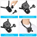 Puluz PU853B  Lazy Neck Bracket POV View Mount for GoPro Action Cameras (Black)