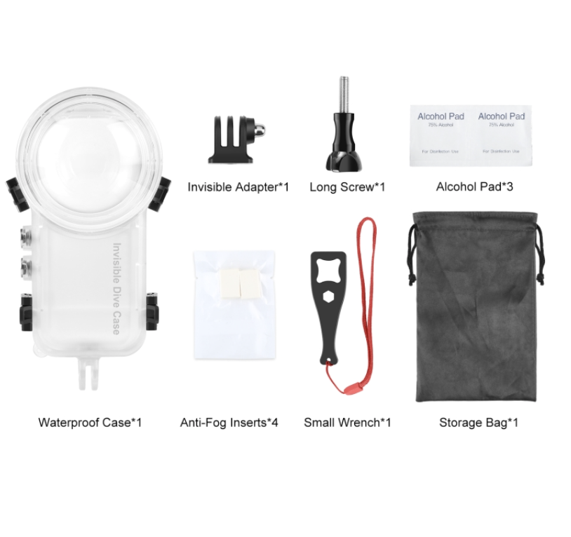 Puluz PU890T waterproof case for Insta360 X3 camera