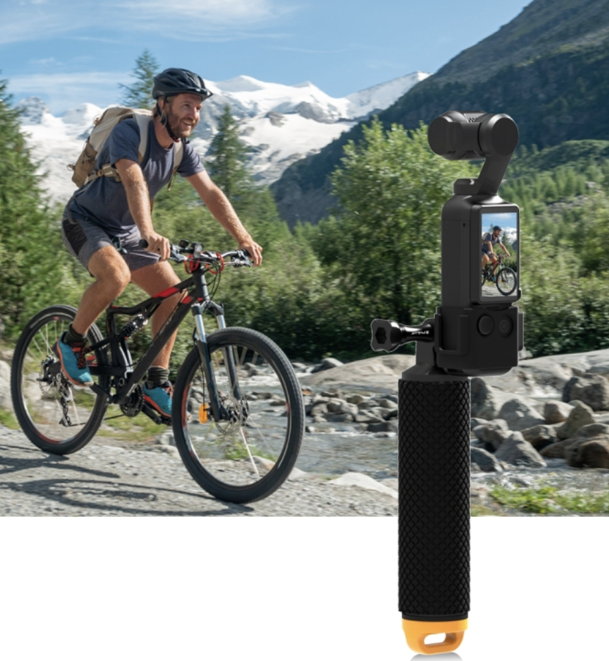 Puluz PU899B For DJI OSMO Pocket 3 Protection Frame Cage Expansion Adapter Bracket (Black)