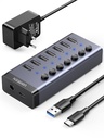 USB-C to 7-Port USB-A 3.0 Hub DC 12V EU / UGREEN (90307/CM481)