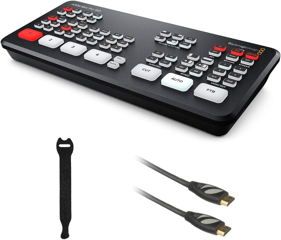 Blackmagic Design ATEM Mini Pro ISO HDMI Livestream Switcher