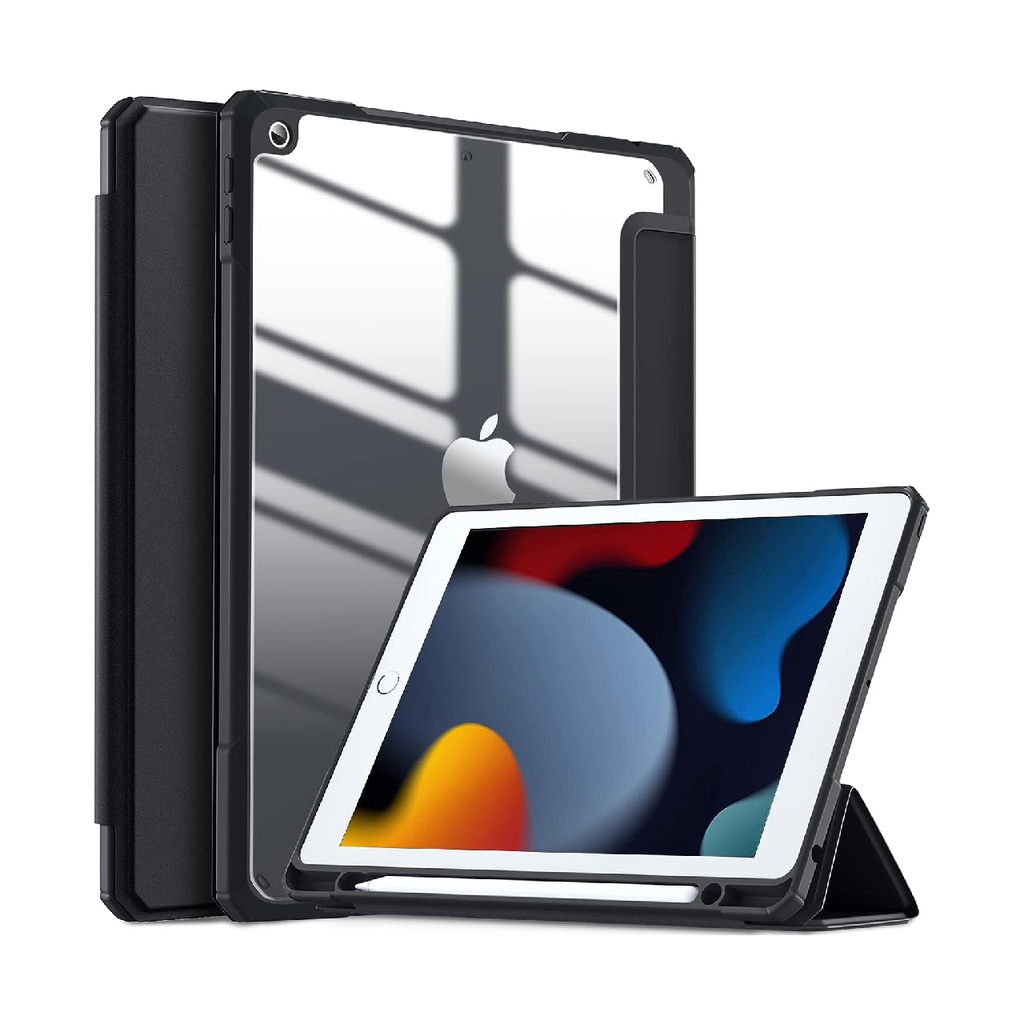 Classy Clear Protective Case with Pencil Holder for iPad 10.2-inch / UGREEN (90356/LP567)