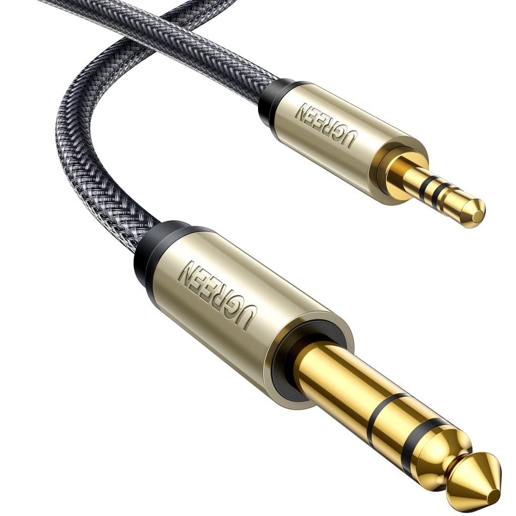 3.5mm to 6.35mm TRS Stereo Audio Cable 1m / UGREEN (10625/AV127)