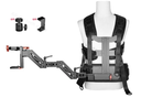 نظام تثبيت YELANGU B300 Steadycam – سترة دعم مع ذراع تثبيت ثلاثي المحاور للكاميرات – معدّة لتصوير الفيديو وصناع الأفلام وكاميرات الفيديو المحمولة