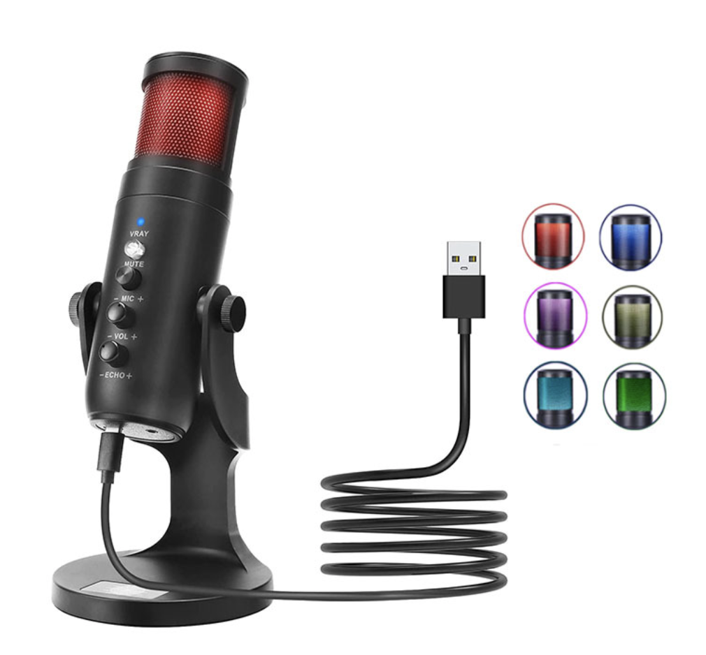 Jmary USB Microphone MC-PW9 RGB