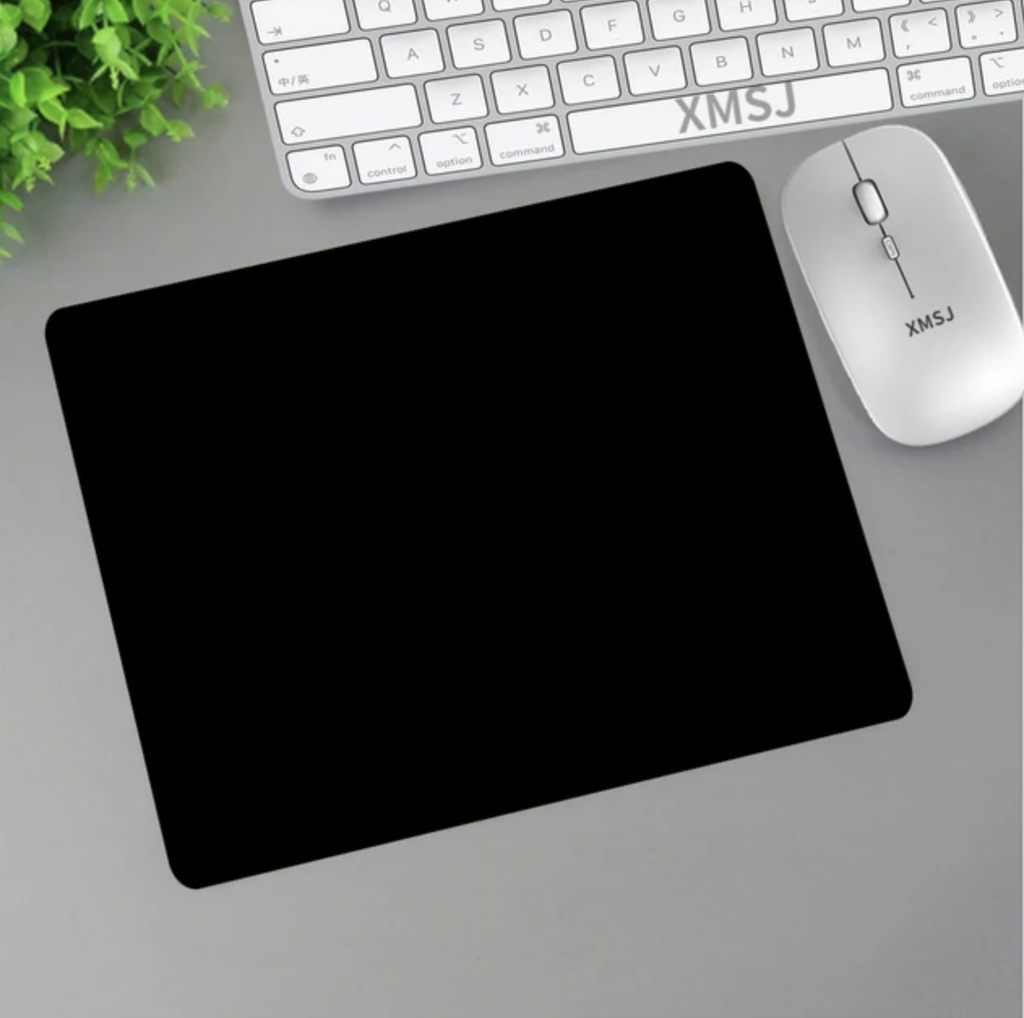 Mouse Pad 22 x 18 cm - Black