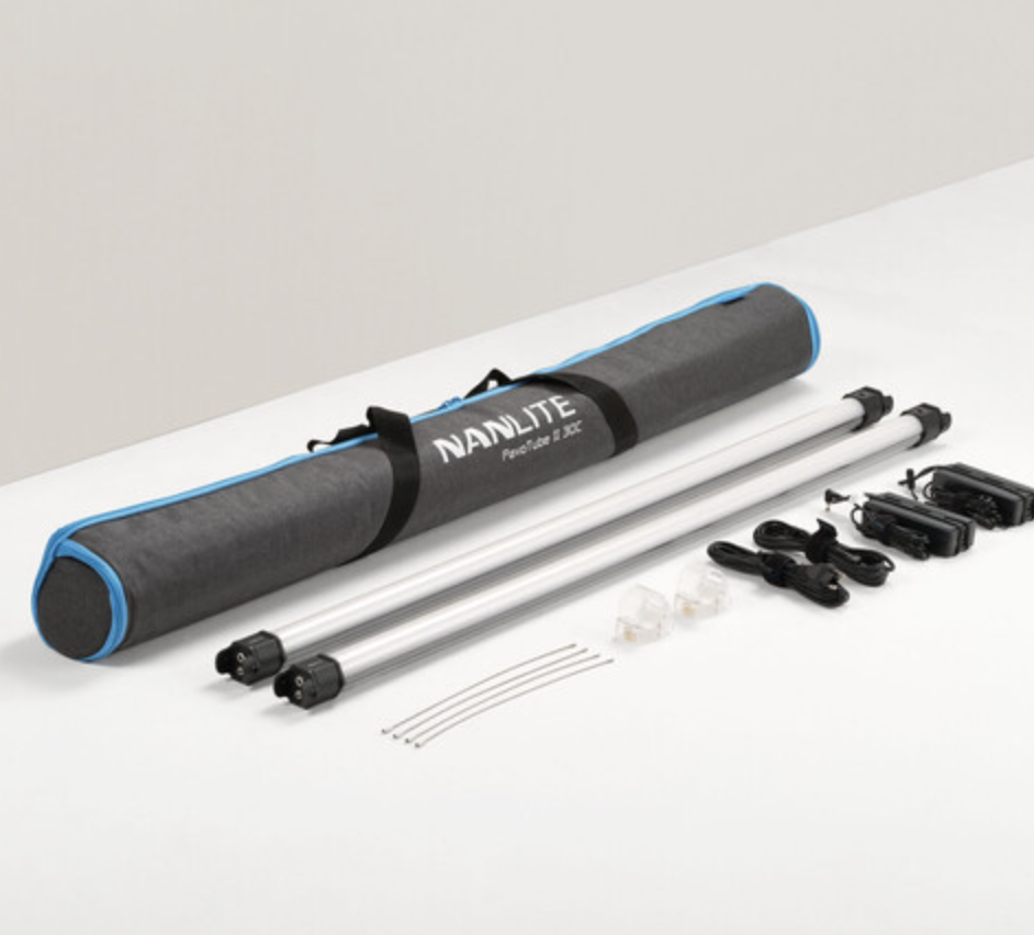 Nanlite PavoTube II 30C 4-Foot RGBWW LED Tube Light (2-Light Kit)