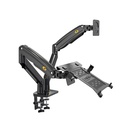 NB North Bayou F160 Dual Monitor Desk Mount Arm for 17"-27" Screens