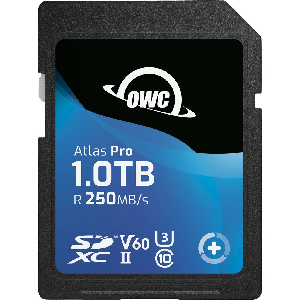 OWC 1TB Atlas Pro 250 MB/s V60 UHS-II SDXC Memory Card