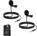 Neewer 1.2m Lavalier Lapel Microphone - 3.5mm TRS Omnidirectional Condenser, 2 Pack (21000069)