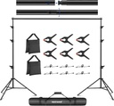 NEEWER 2.6x3m Adjustable Backdrop Chroma Stand Kit, Photography Background Support System  10099680