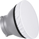Neewer 7-inch Soft White Diffuser Sock (2-Pack, 180mm)