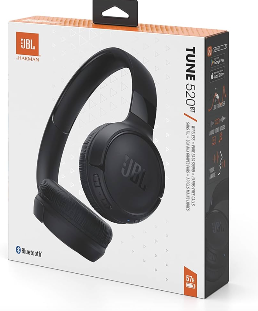 JBL Tune 520BT Wireless On-Ear Headphones