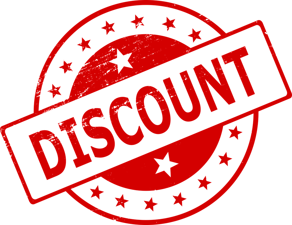 5.0% discount on total amount