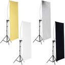 Neewer 35 x 70" in Gold/Silver and Black/White Flat Panel Reflector with Bracket