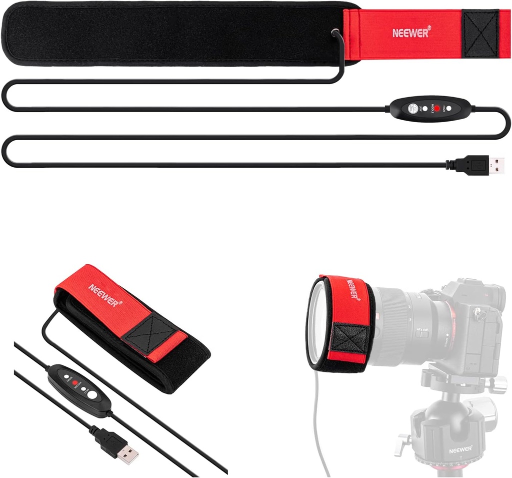 Neewer 400mm Lens USB Heater Warmer Dew 