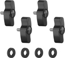 Neewer 1/4" Screw Button Adapter for Photography Lighting Accessories - 4 Pack (10100775)