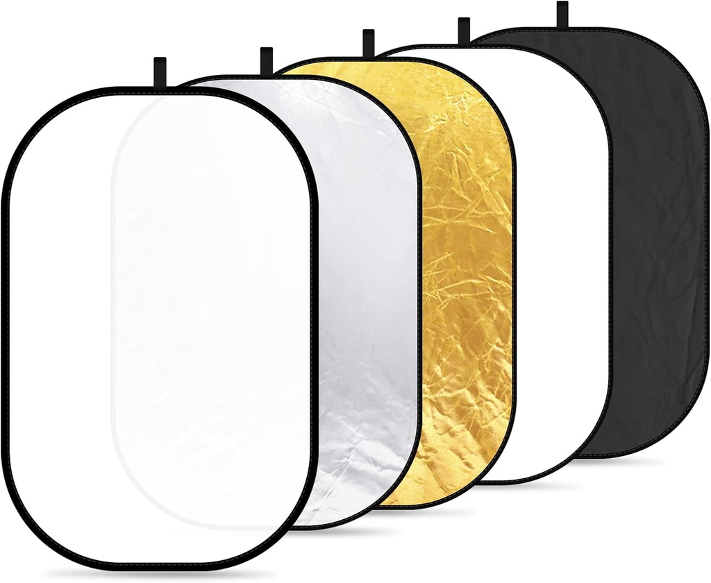 Neewer 5-in-1 Portable Lighting Reflector and Diffuser Kit 100x150cm (10071556)