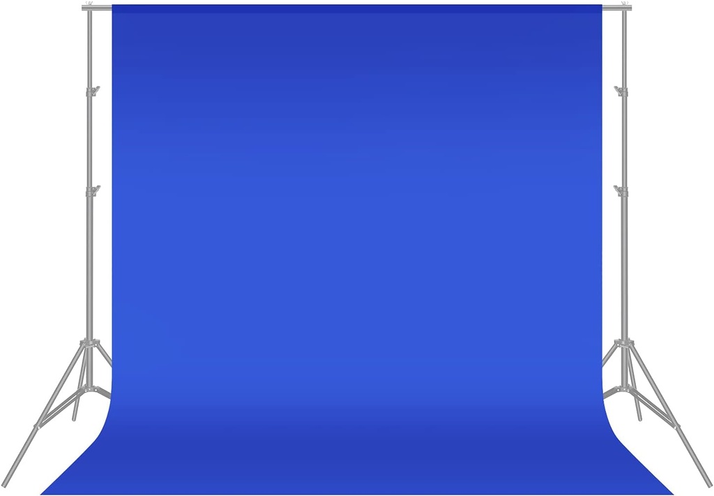نيور (NEEWER) خلفية تصوير قابلة للطي بمقاس 6×9 أقدام / 1.8×2.8 متر، مصنوعة من بوليستر نقي 100% (الخلفية فقط) – باللون الأزرق، رقم الموديل 10084197.