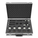 Neewer 7-Piece Wired Dynamic Drum Microphone Kit with Kick Bass Mic (40100315)