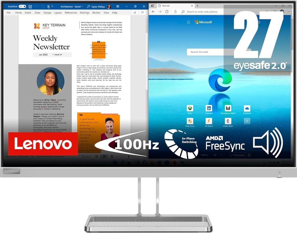 Lenovo IP monitor L27i-40 - 27" FHD IPS 4ms 100hz