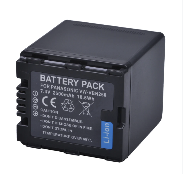 Replacement Battery For Panasonic VW-VBN260